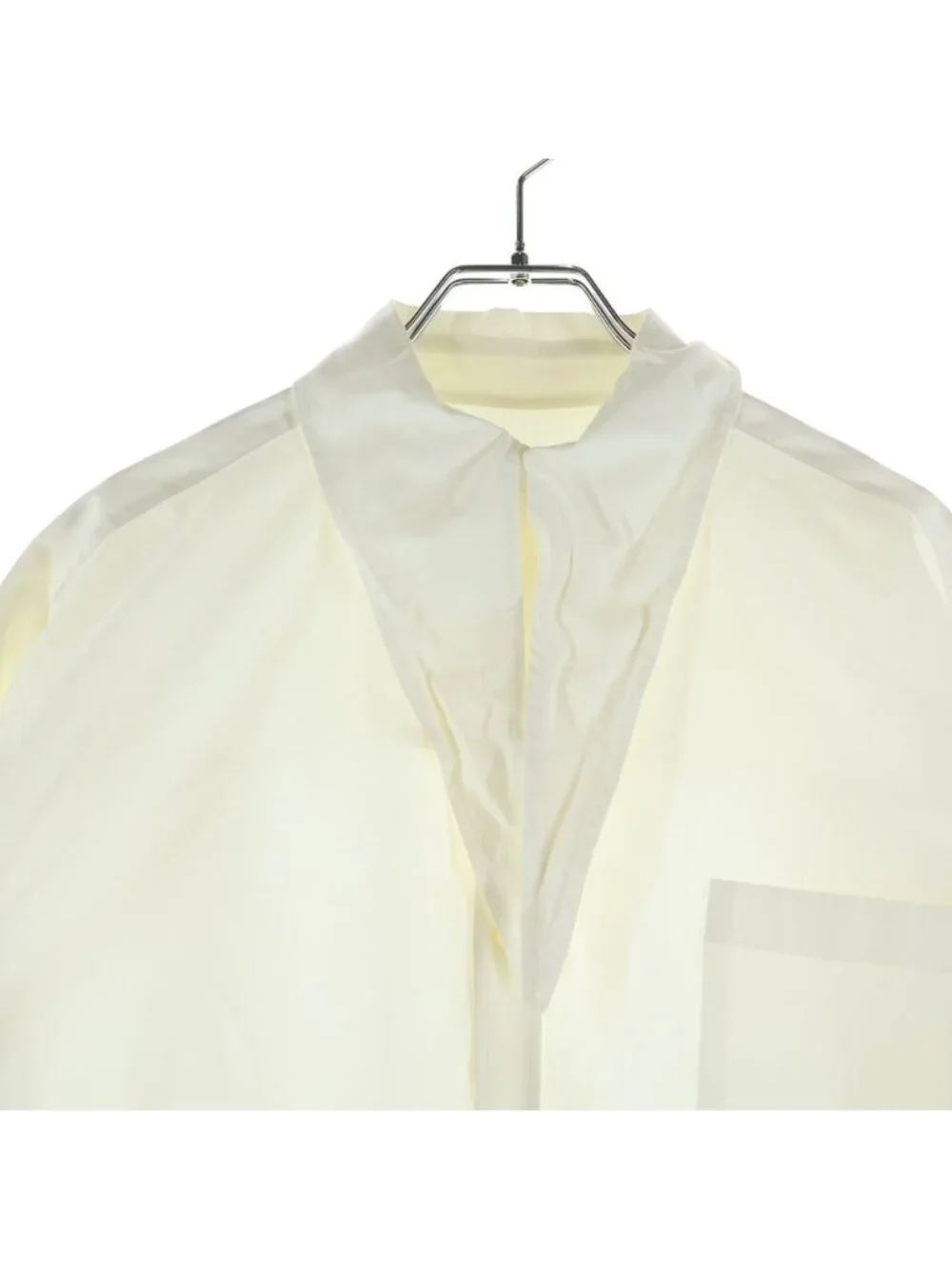 Balenciaga Scarf Color Cotton Long Sleeve Shirt White